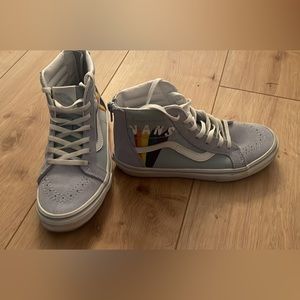 Kids hightop zip Vans